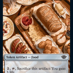 Food (09) // Spirit Double-Sided Token [The Lord of the Rings: Tales of Middle-Earth Tokens]
