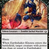 Earthshaker Khenra // Cat Double-Sided Token [Hour of Devastation Tokens]
