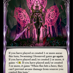 Swarming Gloomveil [EVR105] (Everfest)  1st Edition Rainbow Foil