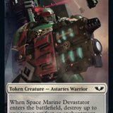 Soldier (002) // Space Marine Devastator Double-Sided Token [Warhammer 40,000 Tokens]