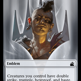 Bird // Emblem - Domri Rade Double-Sided Token [Ravnica Remastered Tokens]
