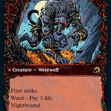 Brutal Cathar // Moonrage Brute (Showcase Equinox) [Innistrad: Midnight Hunt]