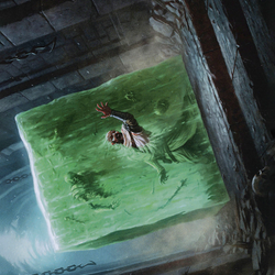 Gelatinous Cube // Gelatinous Cube (AAFR-007) (Borderless) [Adventures in the Forgotten Realms Art Series] Foil