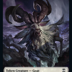 Zombie // Goat Double-Sided Token [Streets of New Capenna Commander Tokens]