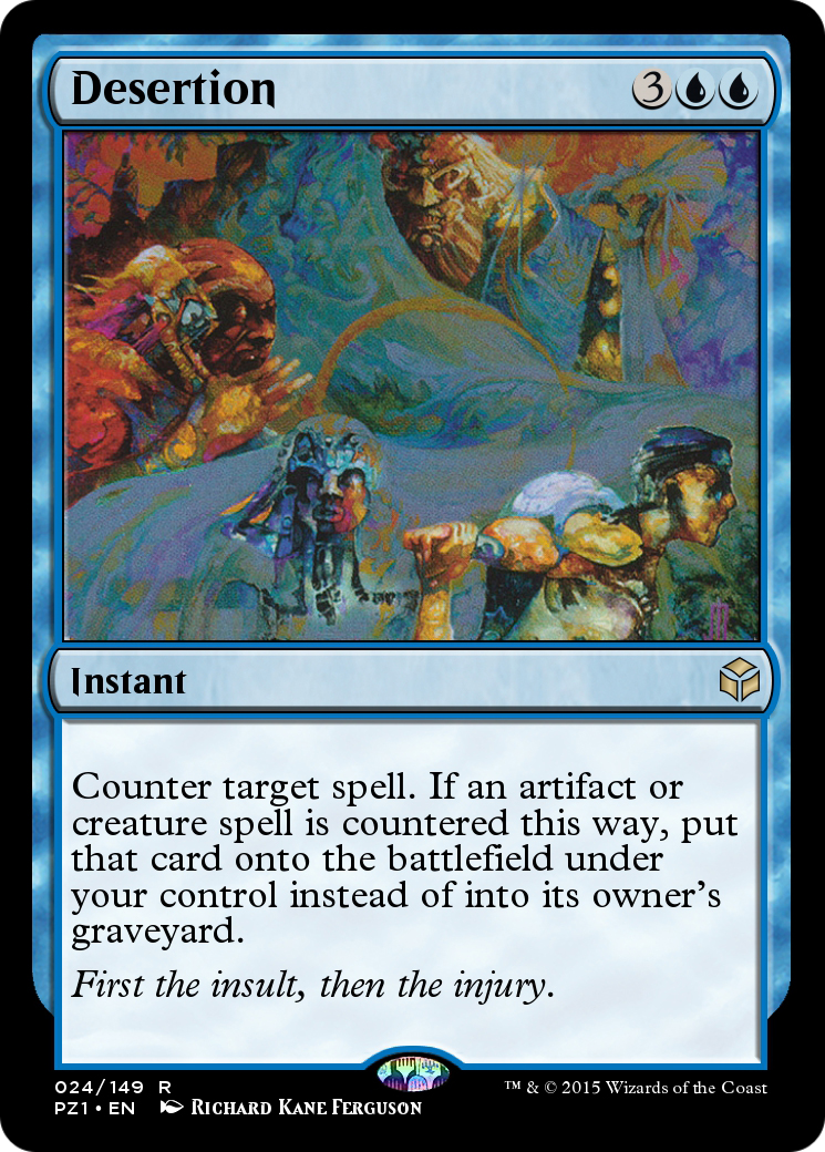 Desertion (PZ1-024) [Legendary Cube Prize Pack] Foil