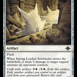 Spring-Loaded Sawblades // Bladewheel Chariot [The Lost Caverns of Ixalan]