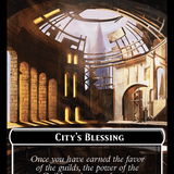 City's Blessing // Human Soldier Double-Sided Token [Murders at Karlov Manor Commander Tokens]