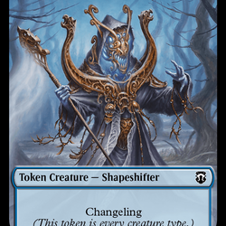 Beast (0010) // Shapeshifter (0008) Double-Sided Token [Modern Horizons 3 Commander Tokens]
