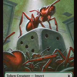 Soldier // Insect Double-Sided Token [Marvel Super Heroes Tokens]