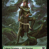 Elf Warrior // Insect Double Sided Token [The Lord of the Rings: Tales of Middle-Earth Commander Tokens]