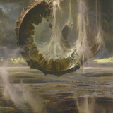 Wasteland // Wasteland (AZNR-036) (Borderless) [Zendikar Rising Art Series] Foil