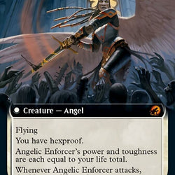 Enduring Angel // Angelic Enforcer (Extended Art) [Innistrad: Midnight Hunt]