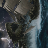 Dragon Turtle // Dragon Turtle (AAFR-010) (Borderless) [Adventures in the Forgotten Realms Art Series]