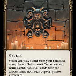 Talisman of Cremation [EVR189] (Everfest)  1st Edition Normal