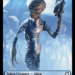 Alien // Clue Double-Sided Token [Fallout Tokens]