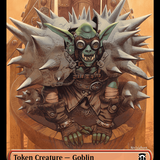 Tarmogoyf // Goblin Double-Sided Token [Modern Horizons 3 Commander Tokens]