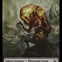 Phyrexian Germ // Myr Double-Sided Token [March of the Machine Commander Tokens]