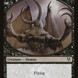 Angel // Demon Double-Sided Token [Avacyn Restored Tokens]