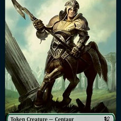Centaur // Wolf Double-Sided Token [Innistrad: Midnight Hunt Commander Tokens]