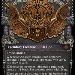 Aclazotz, Deepest Betrayal // Temple of the Dead (Showcase) [The Lost Caverns of Ixalan]