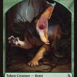 Oketra's Attendant // Beast Double-Sided Token [Amonkhet Tokens]