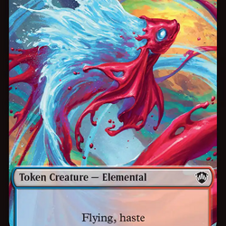 Elemental (0019) // Copy Double-Sided Token [Secrets of Strixhaven Commander Tokens]