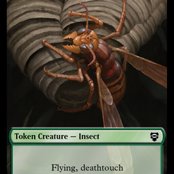 Elf Warrior // Insect Double Sided Token [The Lord of the Rings: Tales of Middle-Earth Commander Tokens]