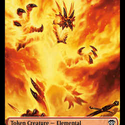 Bird Illusion // Elemental (0014) Double-Sided Token [Outlaws of Thunder Junction Commander Tokens]