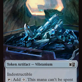 The Monarch (016) // Vibranium (031) Double-Sided Token (Surge Foil) [Marvel Super Heroes Commander Tokens]