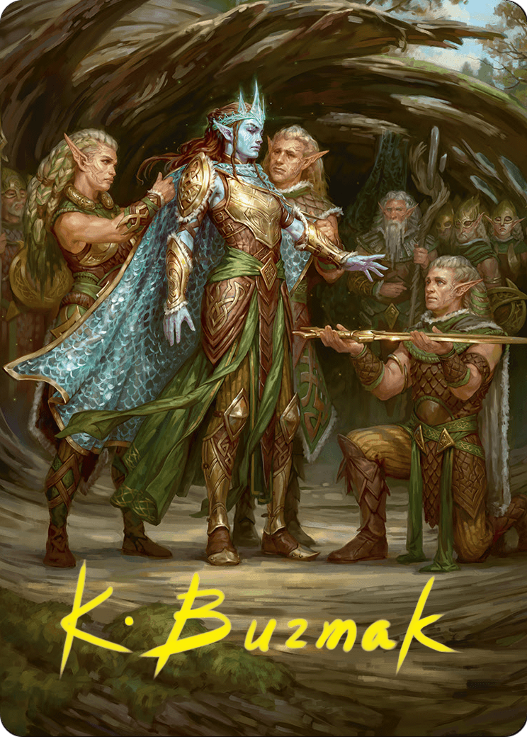 Lathril, Blade of the Elves // Lathril, Blade of the Elves (AFDN-048) (Borderless) [Foundations Art Series] Foil