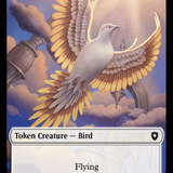 Storm Crow // Bird (003) Double-Sided Token [Bloomburrow Commander Tokens]