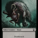 Beast (0010) (Ripple Foil) // Shapeshifter (0008) Double-Sided Token [Modern Horizons 3 Commander Tokens]