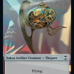 Thopter // Treasure (013) Double-Sided Token [Streets of New Capenna Commander Tokens]
