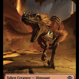Treasure (0002) // Dinosaur (0009) Double-Sided Token [Jurassic World Collection Tokens]