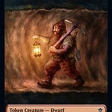 Dwarf // Food (17) Double-Sided Token [Throne of Eldraine Tokens]