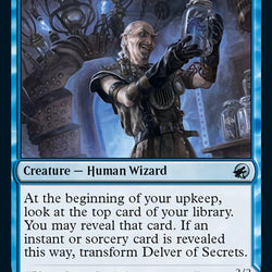 Delver of Secrets // Insectile Aberration [Innistrad: Midnight Hunt]