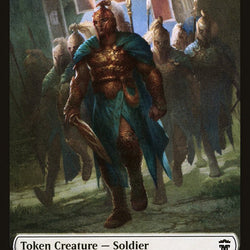 Soldier // The Monarch Double-Sided Token [Commander Legends Tokens]