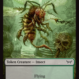 Insect (0013) // Spider Double-Sided Token [Duskmourn: House of Horror Tokens]