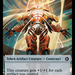 Treasure // Construct Double-Sided Token [Outlaws of Thunder Junction Tokens]