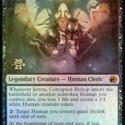 Jerren, Corrupted Bishop // Ormendahl, the Corrupted [Innistrad: Midnight Hunt Prerelease Promos]