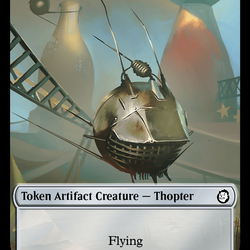 Junk // Thopter Double-Sided Token [Fallout Tokens]