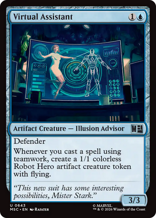 Virtual Assistant [Marvel Super Heroes Commander]