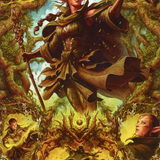 Nissa of Shadowed Boughs // Nissa of Shadowed Boughs (AZNR-006) (Borderless) [Zendikar Rising Art Series]