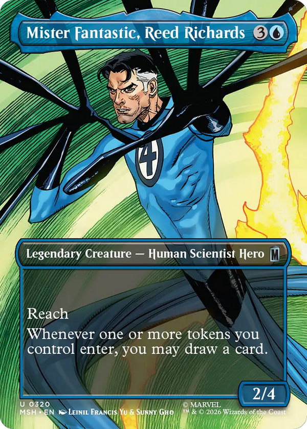Mister Fantastic, Reed Richards (Borderless) [Marvel Super Heroes]