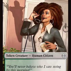 Copy // Human Citizen Double-Sided Token [Marvel's Spider-Man Tokens]