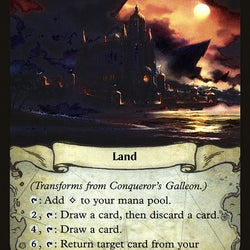 Conqueror's Galleon // Conqueror's Foothold [Ixalan Prerelease Promos]