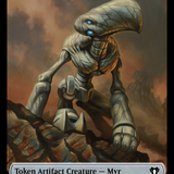 Eldrazi // Myr Double-Sided Token [Commander Masters Tokens]