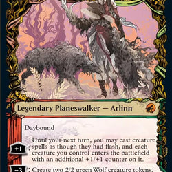 Arlinn, the Pack's Hope // Arlinn, the Moon's Fury (Showcase Equinox) [Innistrad: Midnight Hunt]