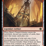 Brass's Tunnel-Grinder // Tecutlan, The Searing Rift [The Lost Caverns of Ixalan]
