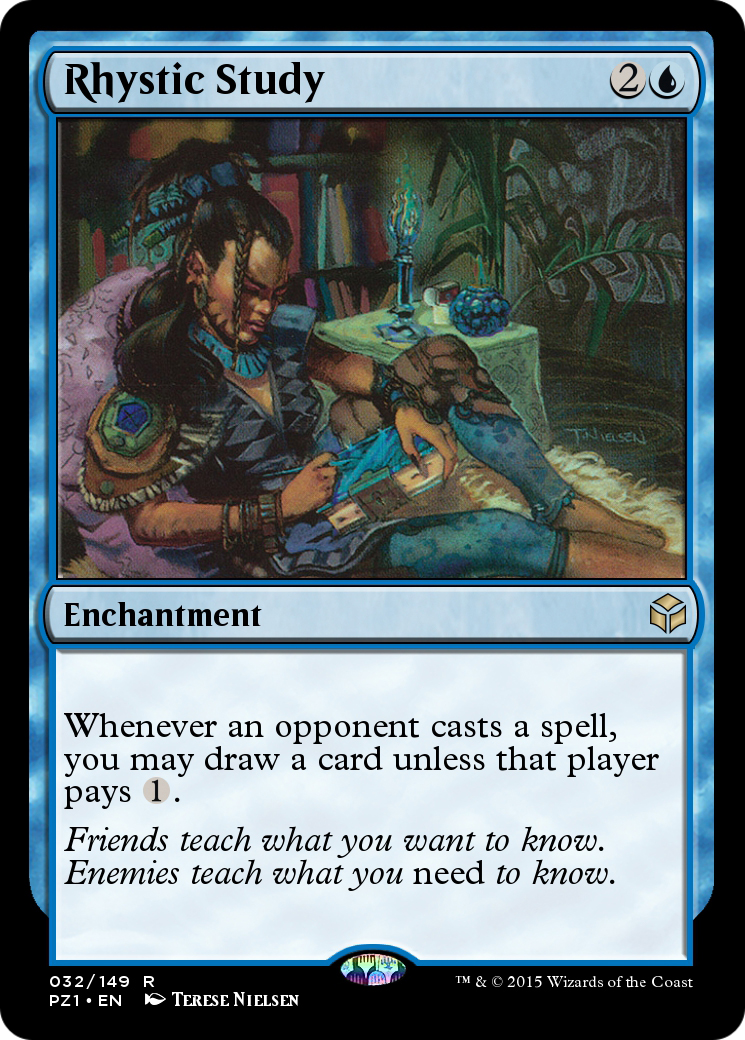 Rhystic Study (PZ1-032) [Legendary Cube Prize Pack]